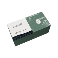 Dinner Servietten, 40x40cm, 1/8, grün 3-lagig