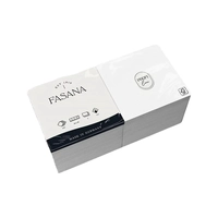 Dinner Servietten, 40x40cm, 1/4, weiss, 3-lagig 