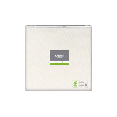 hulu Soft Airlaid Servietten, 40x40cm, Uni weiss _1