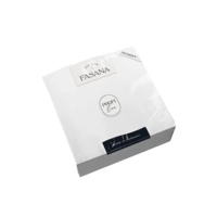 DecoSoft Servietten Uni 1/4, 40x40cm, weiss 