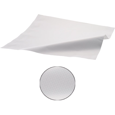hulu Papier-Tischdecken weiss geprägt 70x100cm,70g _1