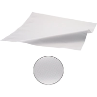 hulu Papier-Tischdecken weiss geprägt 80x80cm, 70g 