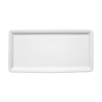 Buffet-Gourmet Teller rechteckig, 10 x 20 cm 
