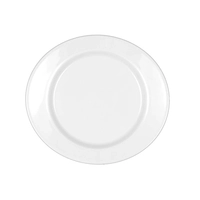 Mandarin Teller flach oval 18 x 16 cm 