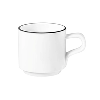 Good Mood Black, Espresso Obertasse, 9 cl, H: 5.5 cm