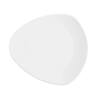 Coffe-e-Motion Teller flach dreieckig, 22 x 19 cm 