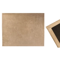 Set de table, 43x33 cm, Vintage Grège avec ourlet,