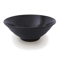 Pebble Creek Melaminbowl schwarz, Ø 18.1 cm, H: 7.3 cm, 59 cl