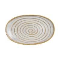 Azores Costa, Teller flach, oval, weiss, 23 x 15.25 cm