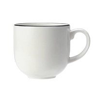 Asteria City Mug, Rand schwarz, 34 cl 