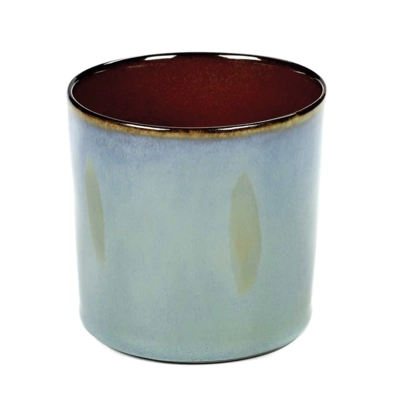 Terres de Rêves, Becher zylindr. smok.blue/rust Ø 7.5 cm, H: 7.5 cm, 23 cl_1