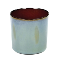 Terres de Rêves, Becher zylindr. smok.blue/rust Ø 7.5 cm, H: 7.5 cm, 23 cl