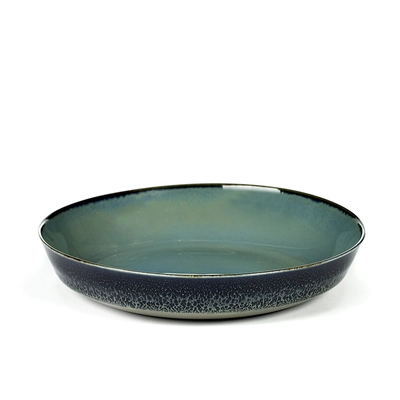 Terres de Rêves, Teller Coupe, bluegrey/dark blue tief, Ø 17.5 cm, H: 3 cm_1