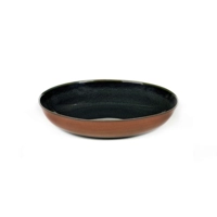 Terres de Rêves, Teller Coupe, dark blue/rust Ø 17.5 cm, H: 3cm