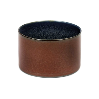 Terres de Rêves, Becher zylindr. rust/d.blue Ø 7.5 cm, H: 5 cm, 16 cl_1