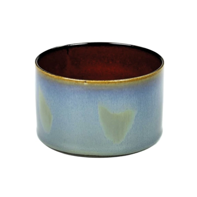 Terres de Rêves, Becher zylindr. m.blue/rust Ø 7.5 cm, H: 5 cm, 16 cl_1