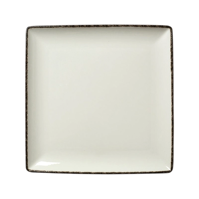 Charcoal Dapple Teller quadratisch,  27 x 27 cm _1