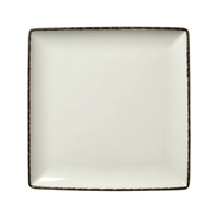 Charcoal Dapple Teller quadratisch,  27 x 27 cm 