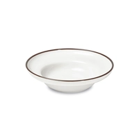 Strok Teller extra tief, Ø 20 cm, 7x11, mahogany