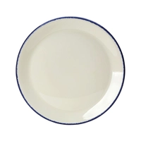 Blue Dapple Teller Coupe flach, Ø 25.25 cm 