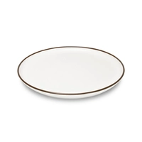 Strok Base Teller Coupe flach, Ø 23 cm, 7x11, mahogany