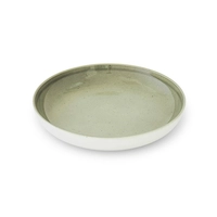 Ela Grønn Teller mit hohem Rand, Ø 22cm, 5x01, olive