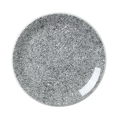 Ink Crackle Black Assiette plate coupe, Ø 25.25 cm_1