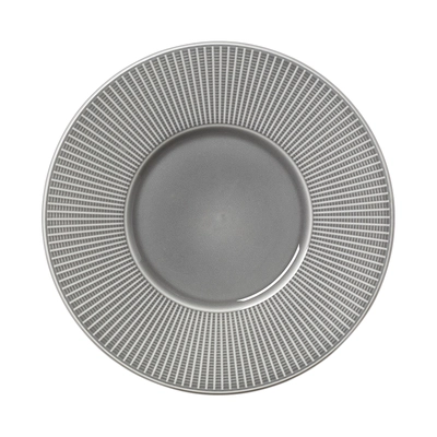 Willow Grey Gourmet Teller flach, Ø 28.5 cm, mit medium Fahne_1