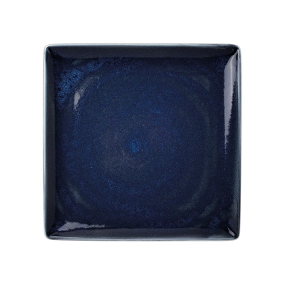 Vesuvius Lapis Teller flach quadratisch, 27 x 27cm _1