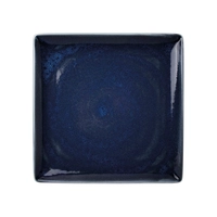 Vesuvius Lapis Teller flach quadratisch, 27 x 27cm 