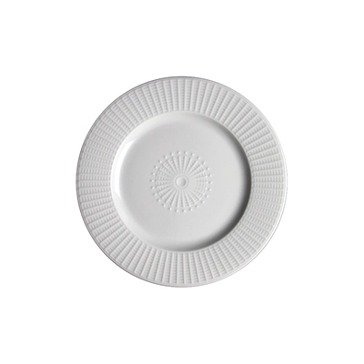 Willow Accent Teller flach, weiss, Ø 18.5 cm _1