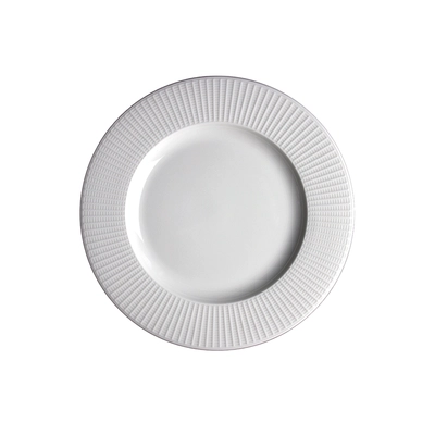 Willow Assiette plate, blanc Ø, 23 cm_1