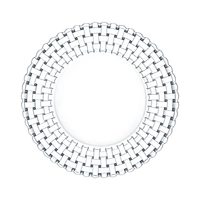 Bossa Nova Glas Teller Kristallglas, Ø 32 cm 