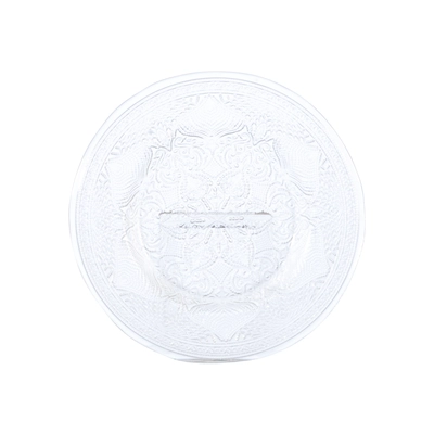 Pradesh Glas Teller flach mit Fahne, Ø 21 cm _1