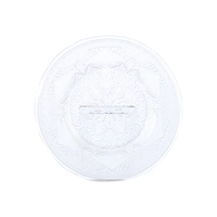 Pradesh Glas Teller flach mit Fahne, Ø 21 cm 