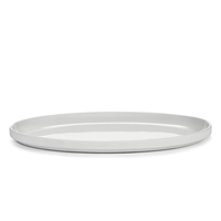 Passe-Partout V. V. Duysen, Teller oval mit Rand 33 x 22 cm, H: 2.5 cm, matt