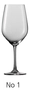 Vina Verre à vin No 1, 1dl+, 530 ml, Ø 88 mm,