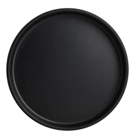Cali Teller stapelbar, Ø 15.9 cm, schwarz, Melamin