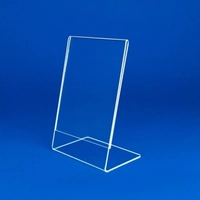 Reklame-Tischständer Acryl A6, L-Form, geneigt _1