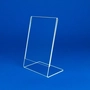 Reklame-Tischständer Acryl A6, L-Form, geneigt 