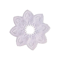 Kerzenmanschetten Blumenmuster, Ø 10 cm 