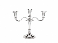 Kerzenständer Argento 3-armig, versilbert, H:38 cm _1
