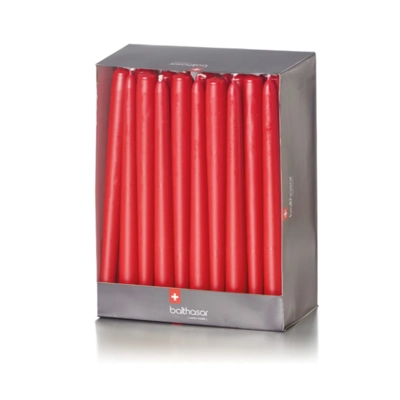 Spitzkerzen 24 cm, Ø 2.2 cm, bordeaux _1