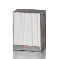 Spitzkerzen 24 cm, Ø 2.2 cm, weiss 