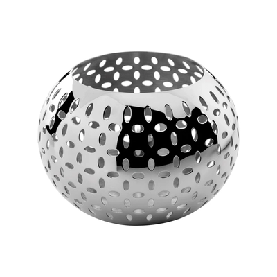 RW Sesame Teelicht, Ø 12.4 cm, H: 8.9 cm, polierter Edelstahl _1