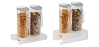 Cerealien-Bar mit 2 Karaffen, Ständerhöhe 4 cm _1