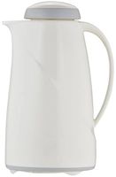 Isolierkanne Helios Wave, weiss, 1.0 l H: 25.1 cm, 13.6 cm Ø, mit Qualitätsglaseinsatz_1