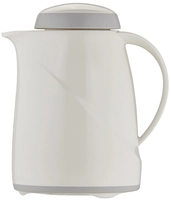 Isolierkanne Helios Wave Picco, weiss, 0.3 l,  H: 19.1 cm, 12.8 cm Ø, mit Qualitätsglaseinsatz_1