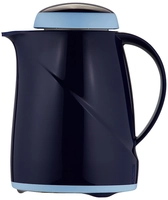 Isolierkanne Helios Wave Picco, dunkelblau, 0.3l,  H: 19.1 cm, 12.8 cm Ø, mit Qualitätsglaseinsatz_1