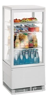 Kühlvitrine Mini, 42.5 x 38cm, H: 96cm, 78L, weiss _1